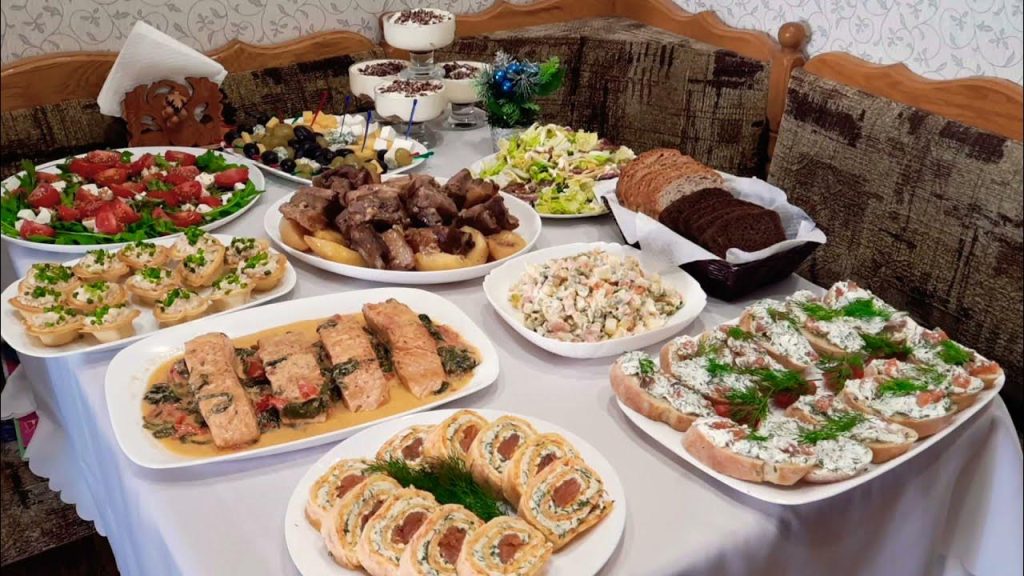 Меню на день народження холодні закуски