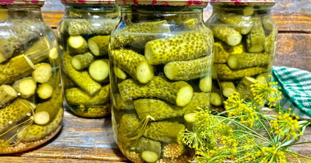 мариновані огірки рецепт на 1 літрову банку без стерилізації