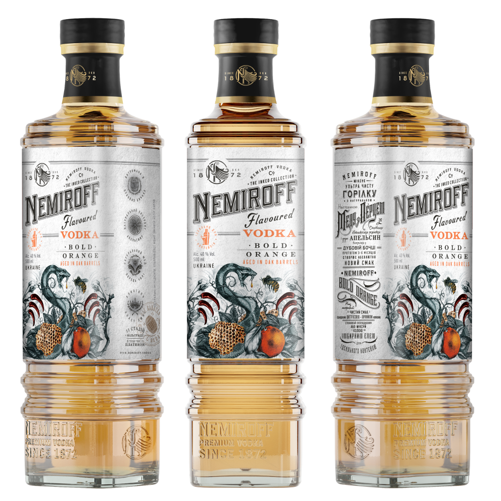 Nemiroff Bold Orange vodka: цитрусовий характер із присмаком меду